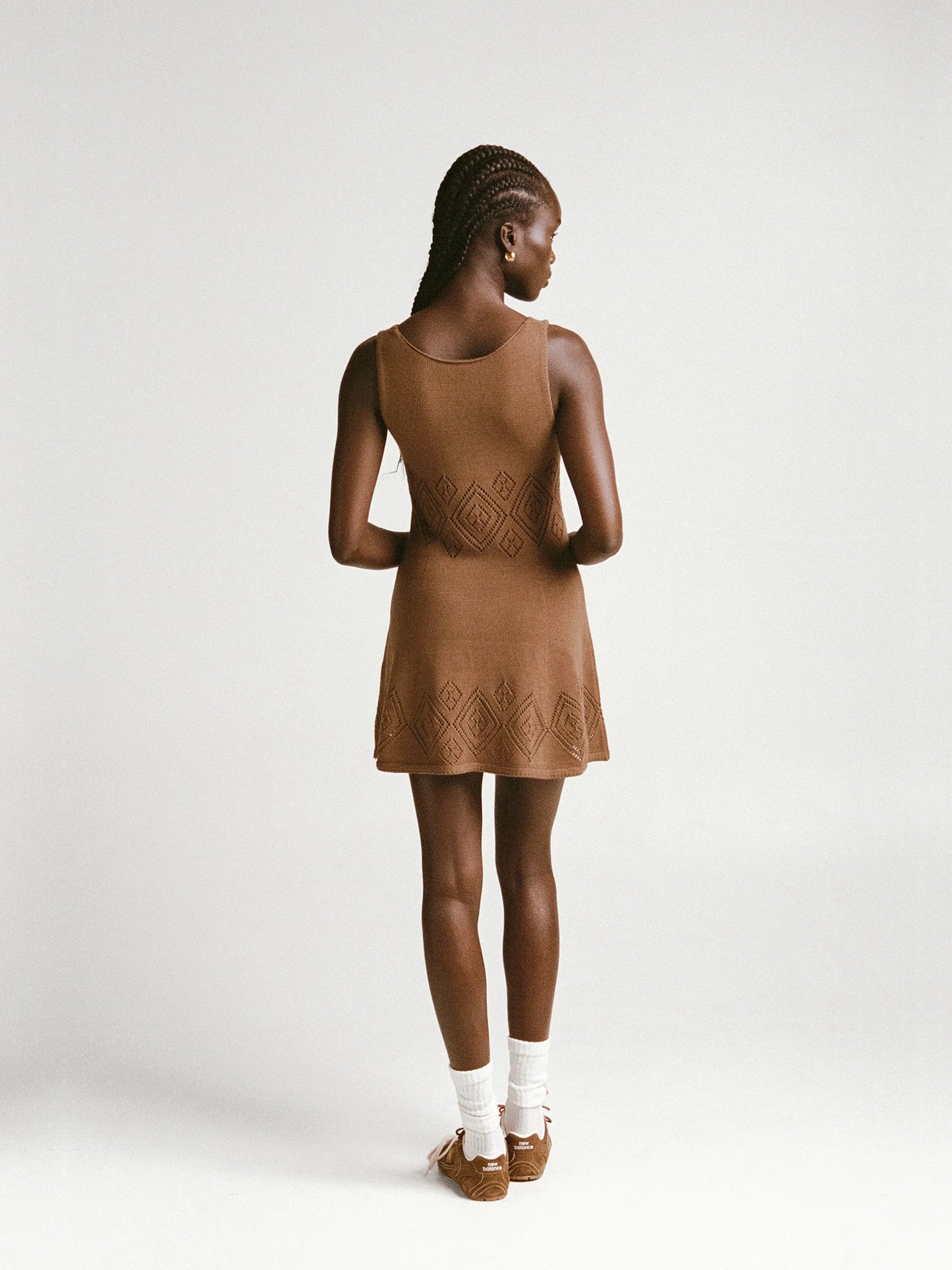 IDFY Knit Dress - Brown